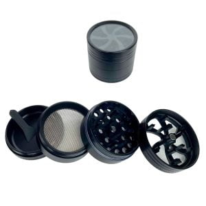 Grinder HORNETS 4 Mảnh 50mm Nắp Nhìn Xuyên Thấu