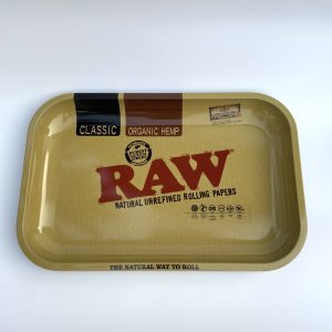 Khay RAW CLASSIC BROWN Kim Loại Size Trung 28x18cm