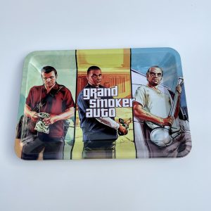 Khay GTA V2 Kim Loại Size Nhỏ 12x18cm
