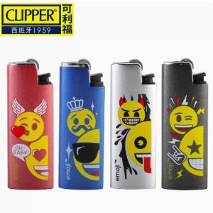 Bật lửa Clipper BP22 vỏ kim loại Icon Mặt cười