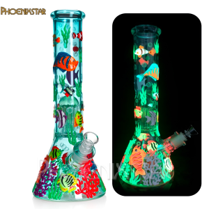 Boong 3D CÁ CẢNH 2 Lọc 35cm Phát Quang