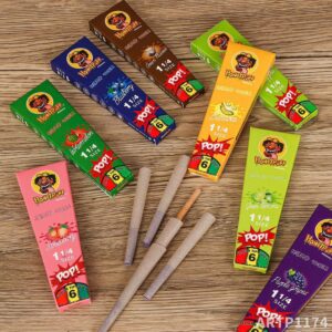 Giấy HONEYPUFF POP Bấm Nổ Vị Trái Cây size Cones 1 1/4