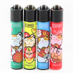 Bật Lửa Clipper MÈO THẦN TÀI CP22L