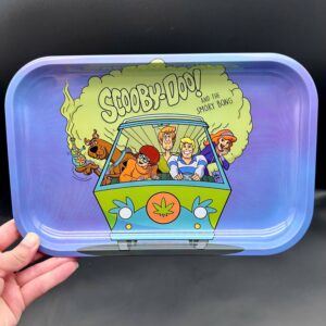 Khay SCOOBY DOO Kim Loại Size Trung 28x18cm