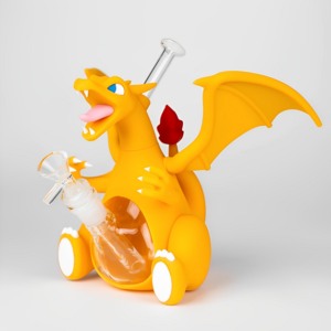 CHARIZARD POKEMON SIicone Glass Water Pipe 18cm