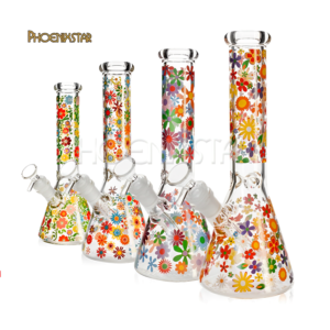Glass Bong FLOWER 25cm