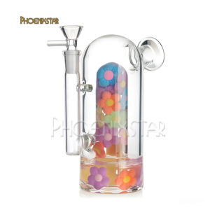 Glass Bong Nhân BÔNG HOA 18cm