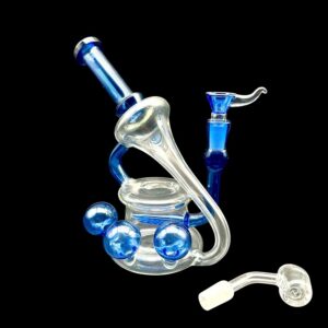 Glass Bong BLUE GEM Luân Hồi 18cm