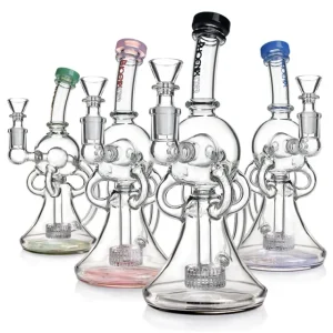 Phoenixstar Glass Recycler Showerhead Perc Water Pipe 23cm