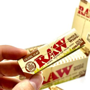 RAW ORGANIC HEMP - Size WIDE / CUT CORNERS 70MM