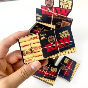 Đầu lọc RAW Black W-wide 18 chiếc